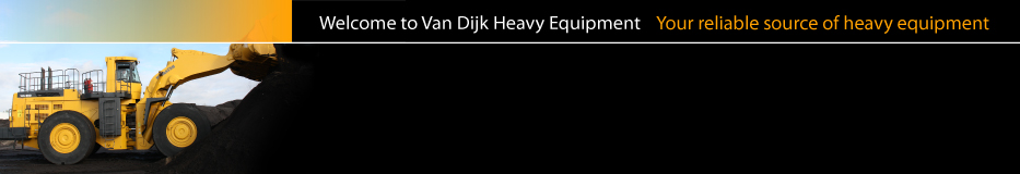 Van Dijk Heavy Equipment, your reliable source of heavy equipment